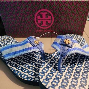 Tory Burch NWT Gemini Link Flip Flops